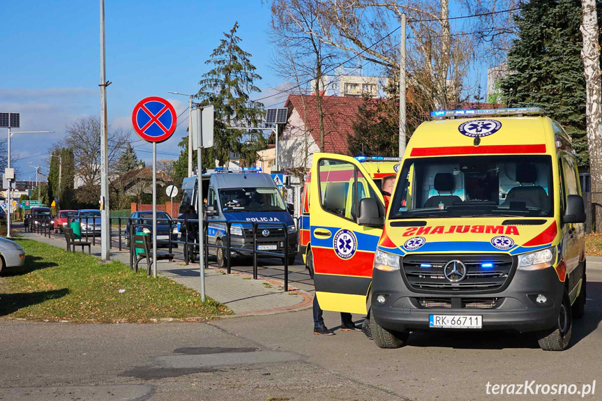 Potrącenie dwóch osób w Krośnie