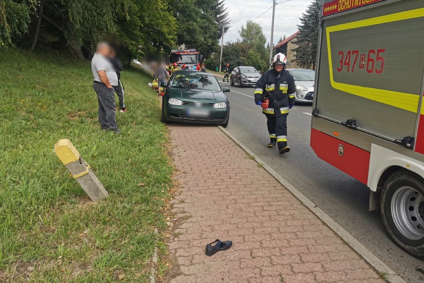 Potrącenie pieszej w Jedliczu