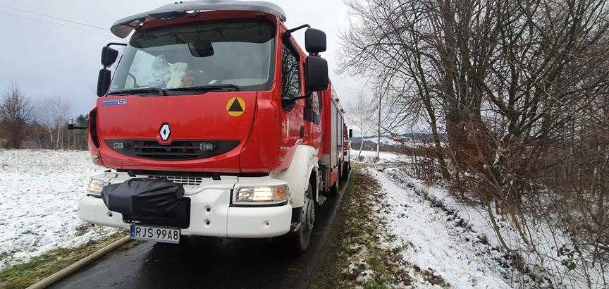 Poważny pożar opuszczonego budynku w Święcanach