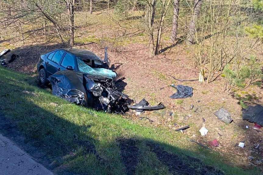 Poważny wypadek na DW 871