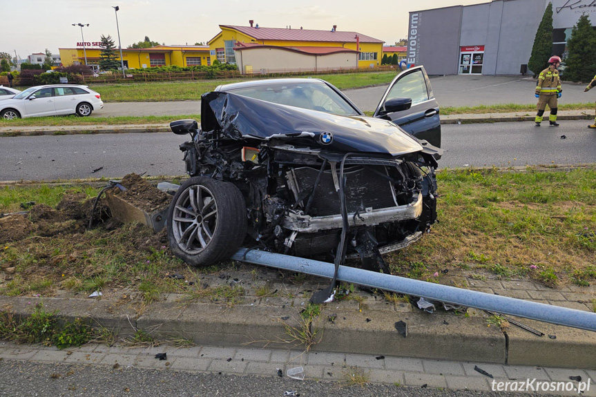 Poważny wypadek w Krośnie