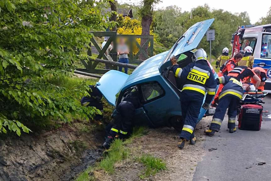 Poważny wypadek w Lipie