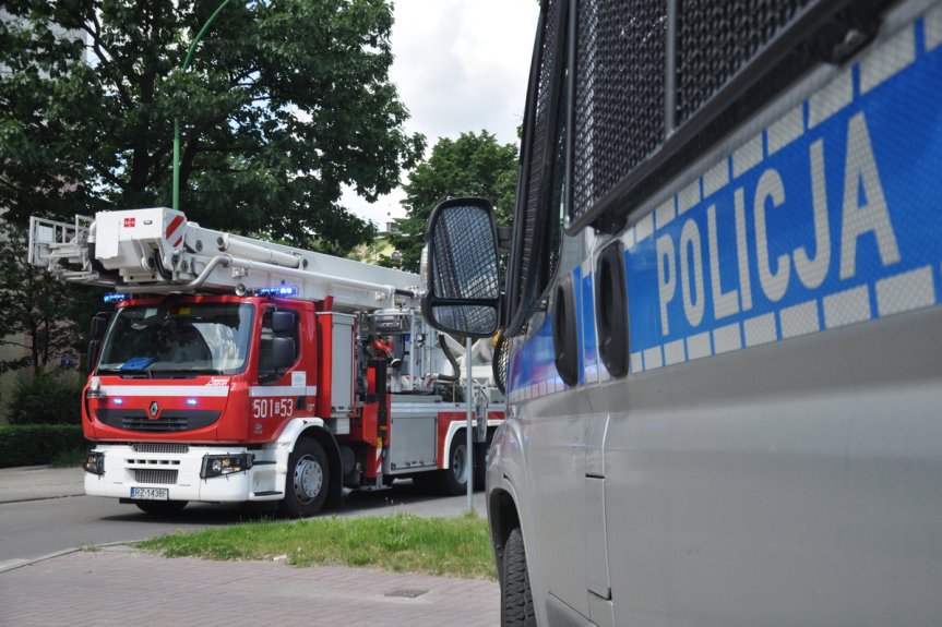 Pożar domu jednorodzinnego w Jamach