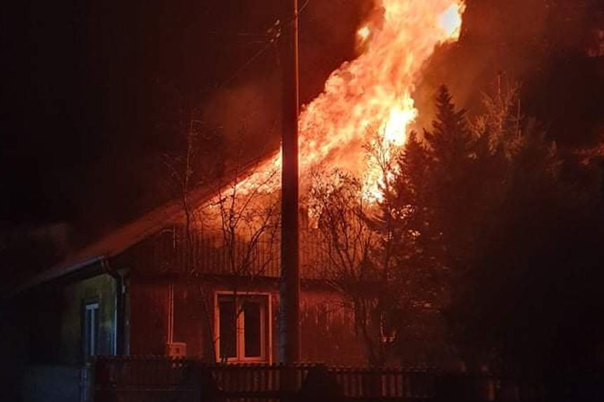Pożar domu w Dębicy. Jedna osoba nie żyje