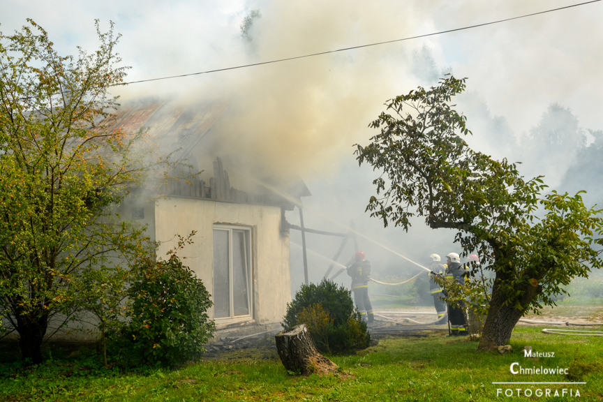 Pożar poddasza w Suchorzowie 