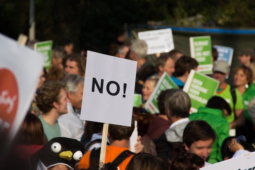 Protest mieszkańców ulicy Załęskiej. Blokada ruchu