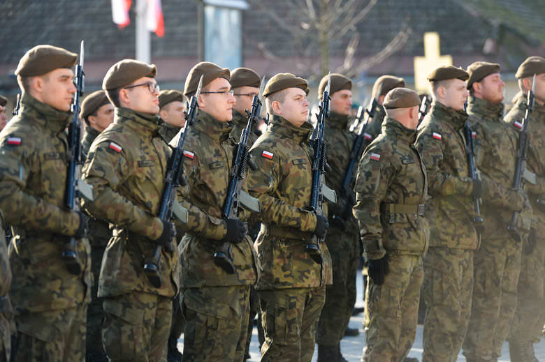 Przysięga żołnierzy Podkarpackiej Brygady Obrony Terytorialnej