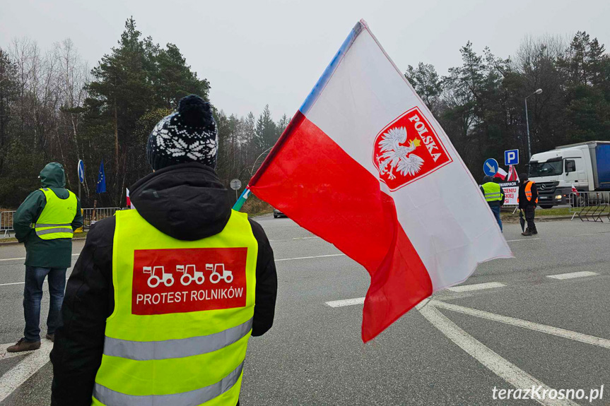 Rolnicy blokują Barwinek. Protest potrwa trzy tygodnie