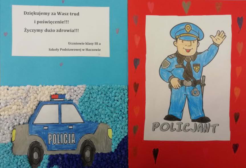 "Serdeczne karteczki" dla brzozowskich policjantów