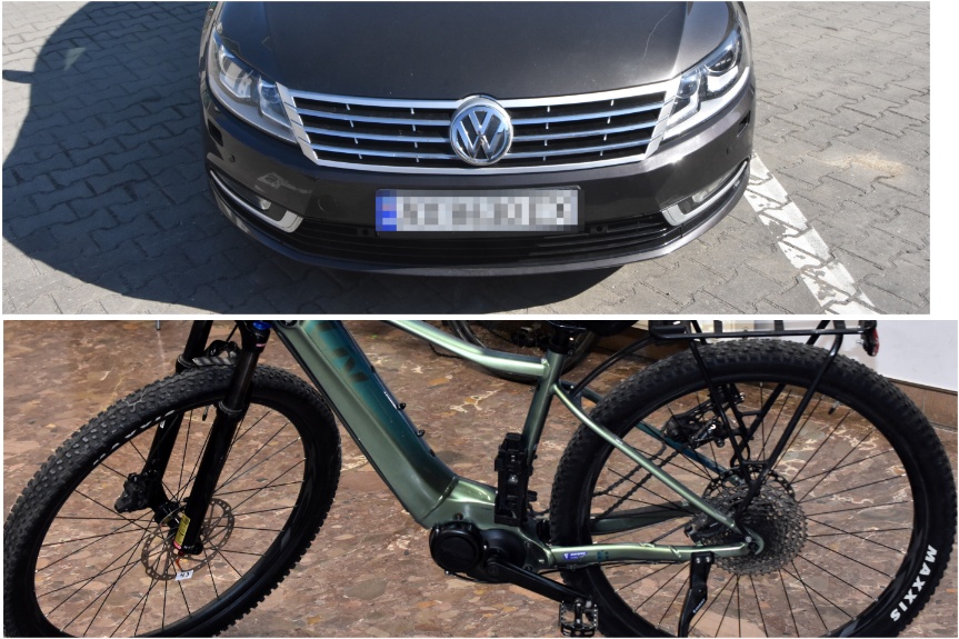 SG przechwyciła volkswagena i rowery pochodzące z kradzieży