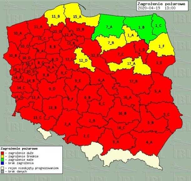 Susza - informacje pogodowe 