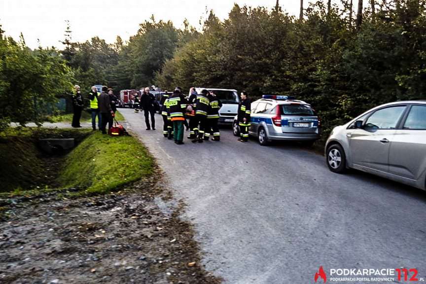 Nad ranem mężczyzna został odnaleziony w lesie, był mocno wychłodzony