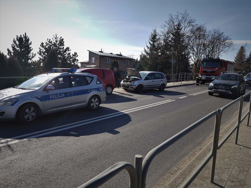 Szebnie. Najechanie na tył pojazdu