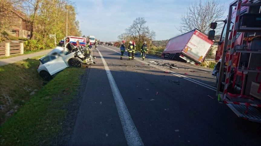 Tragedia na drodze krajowej nr 19 w Babicy