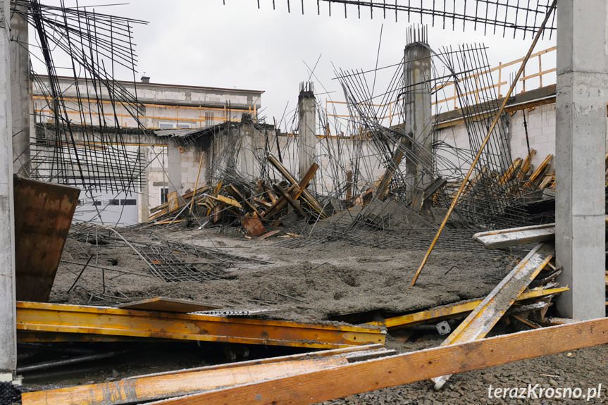 Tragiczny wypadek na budowie w Krośnie