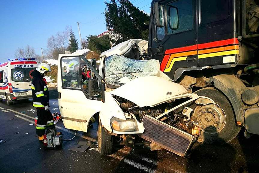 Tragiczny wypadek w Starej Birczy, nie żyją dwie osoby