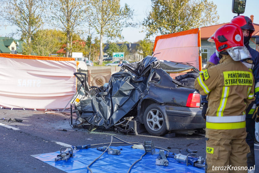 Tragiczny wypadek w Targowiskach na DK19