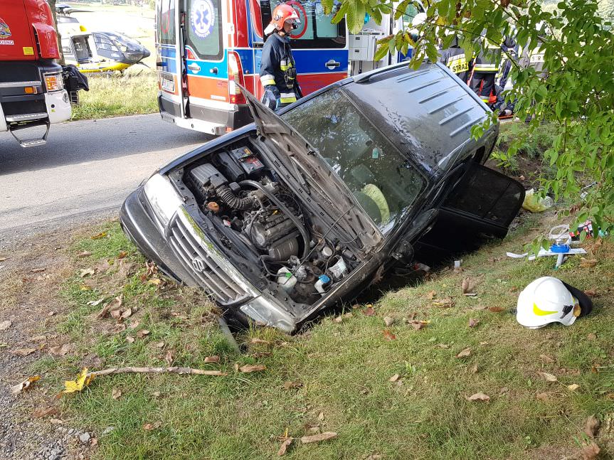 Węglówka. Poważny wypadek drogowy