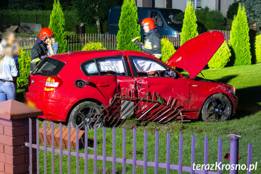 Wypadek drogowy na ul. Zręcińskiej w Krośnie