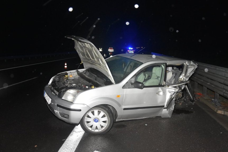 Wypadek na autostradzie A4