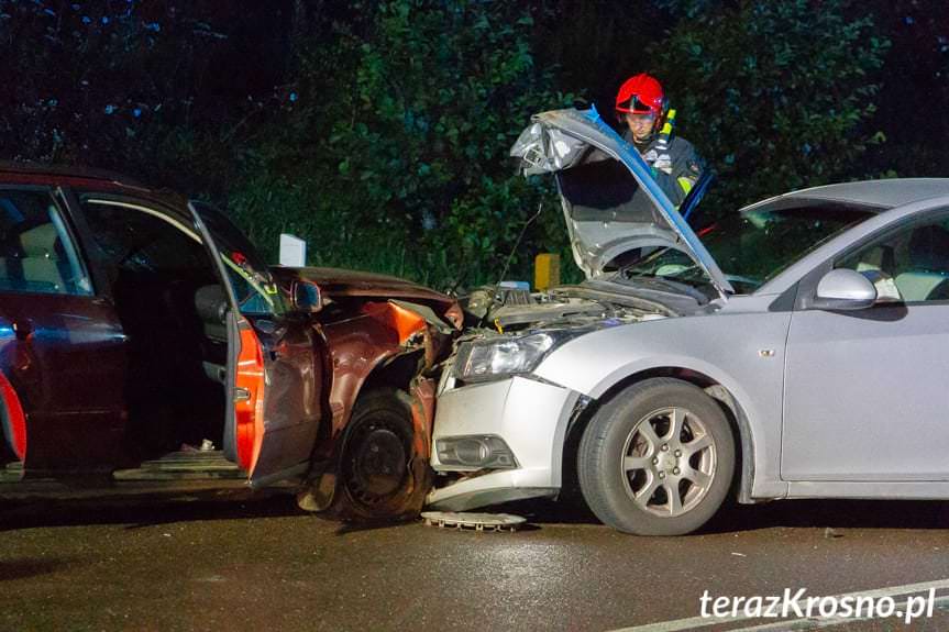 Wypadek na DK 19  w Woli Komborskiej