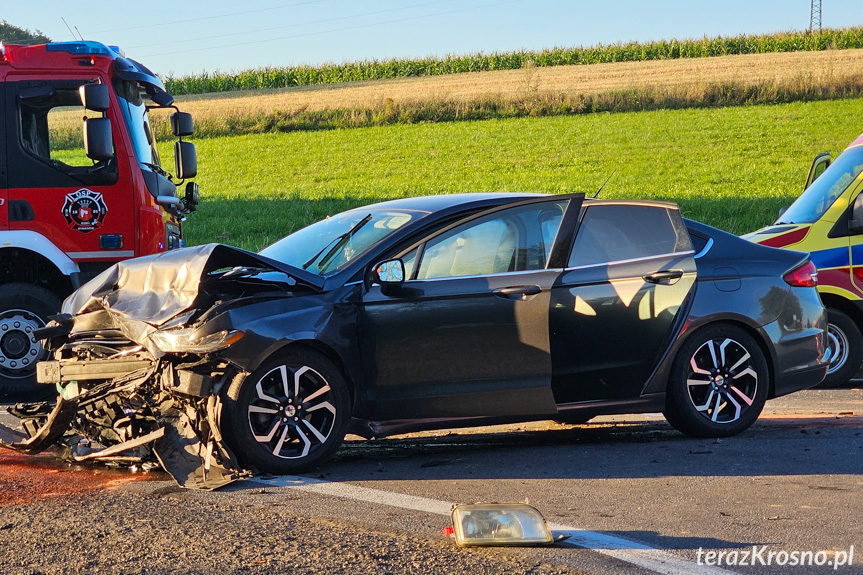 Wypadek na DK 28 w Besku