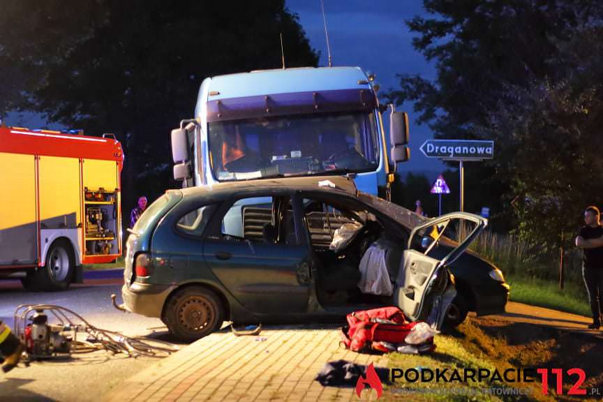 Wypadek w Głojscach, kierowca zmarł w szpitalu