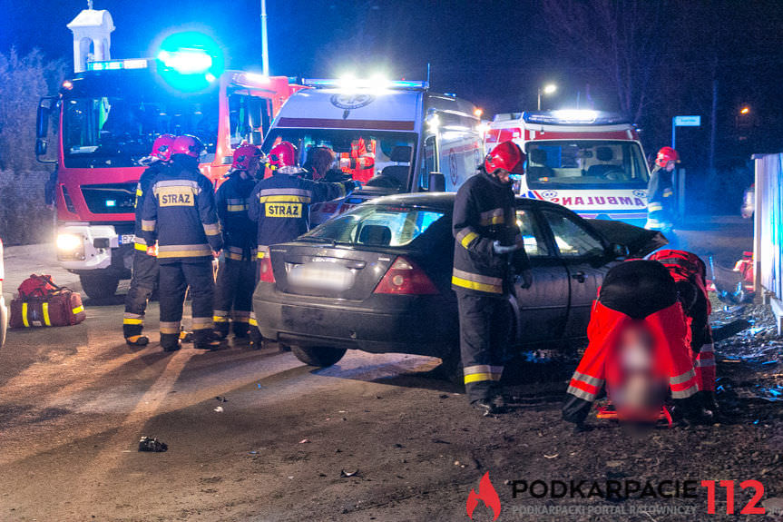 Wypadek w Krośnie na ul. Kopernika