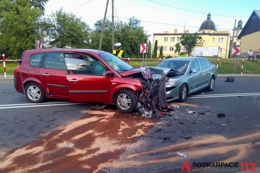 Wypadek w Niebylcu, 7 osób w szpitalu