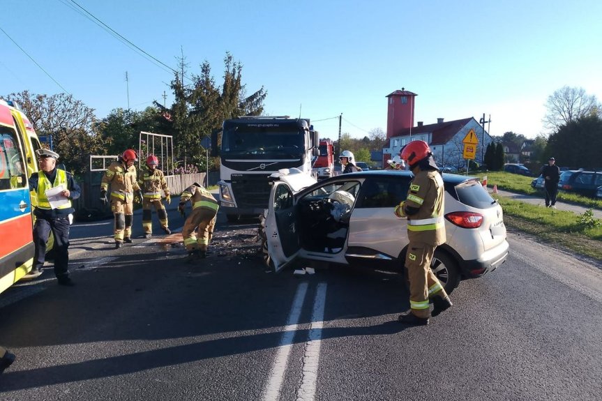 Wypadek w Nowej Dębie