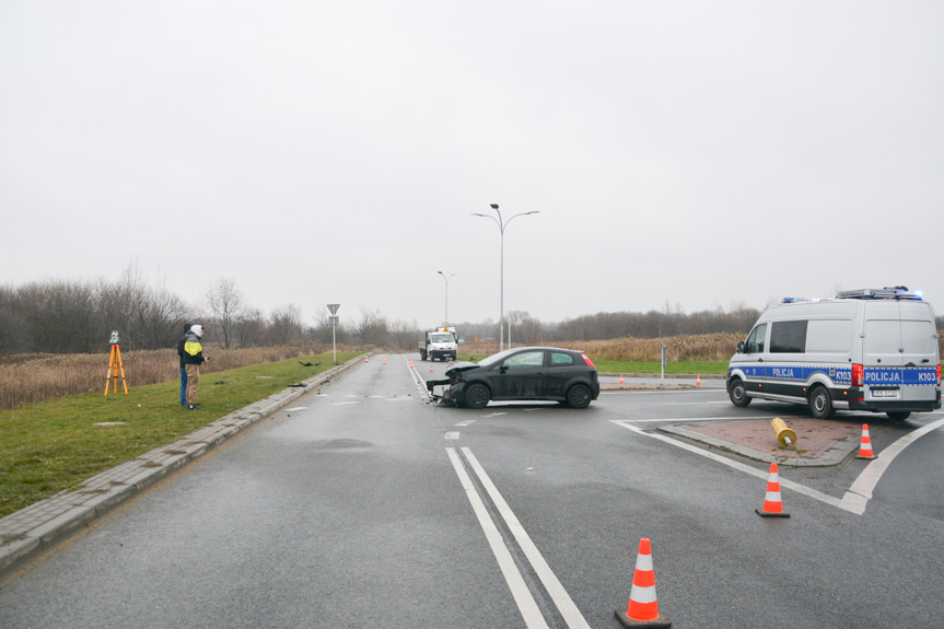 Wypadek w Rzeszowie na Chmury