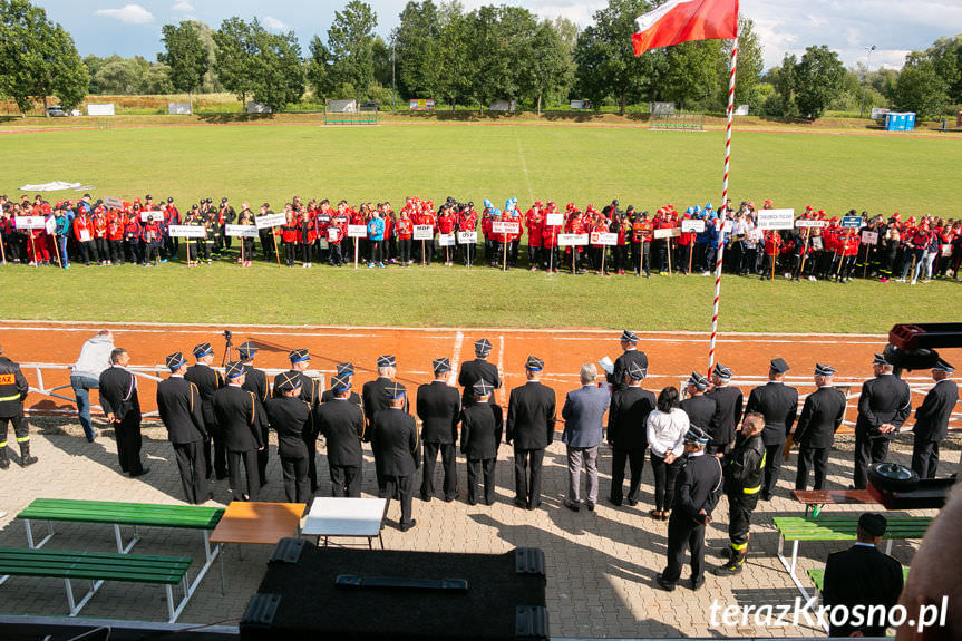 X Wojewódzkie Zawody Sportowo-Pożarnicze MDP w Odrzykoniu