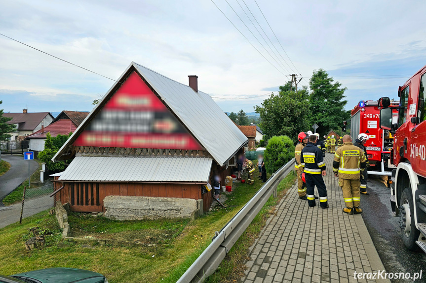 Zadymienie w domu przy Dukielskiej