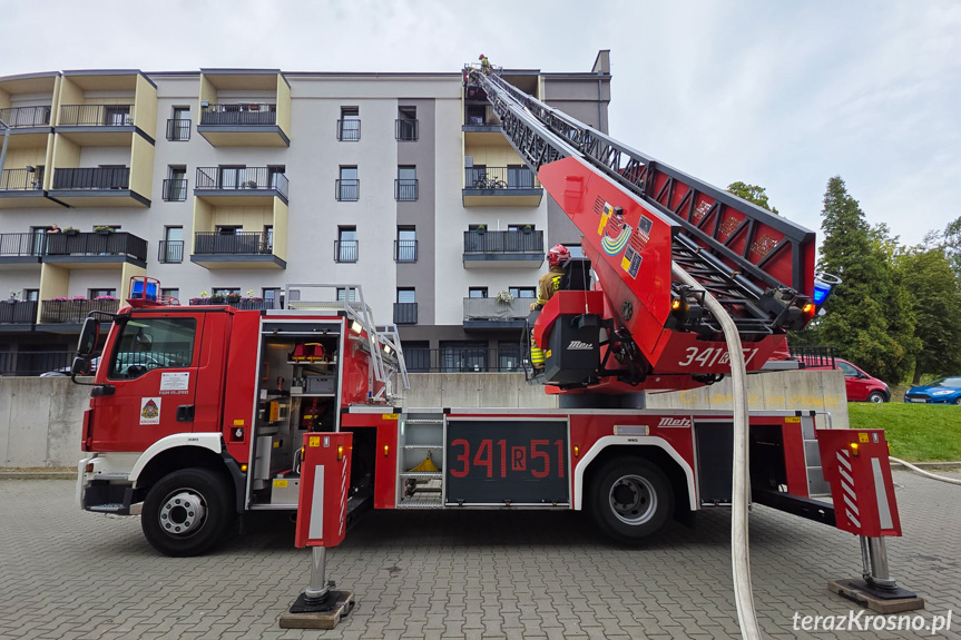 Zadymienie w mieszkaniu w Krośnie – interweniowały służby