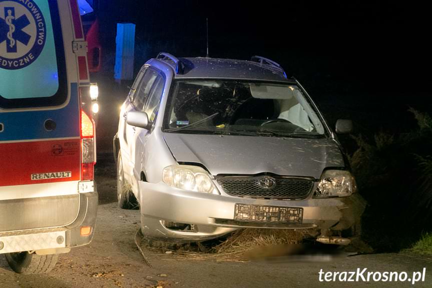 Zdarzenie drogowe w miejscowości Lubatowa