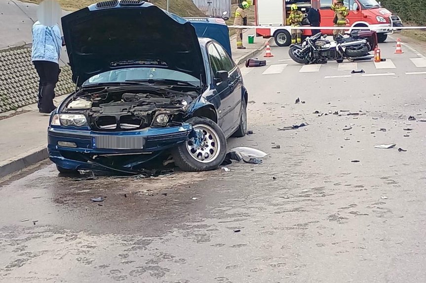 Zderzenie czterech pojazdów w Przysietnicy