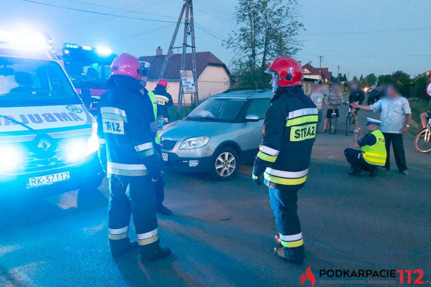 Zderzenie dwóch samochodów w Świerzowej Polskiej