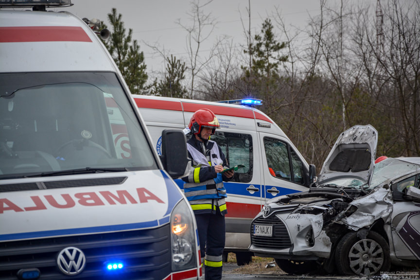 Zderzenie hyundaia i nauki jazdy