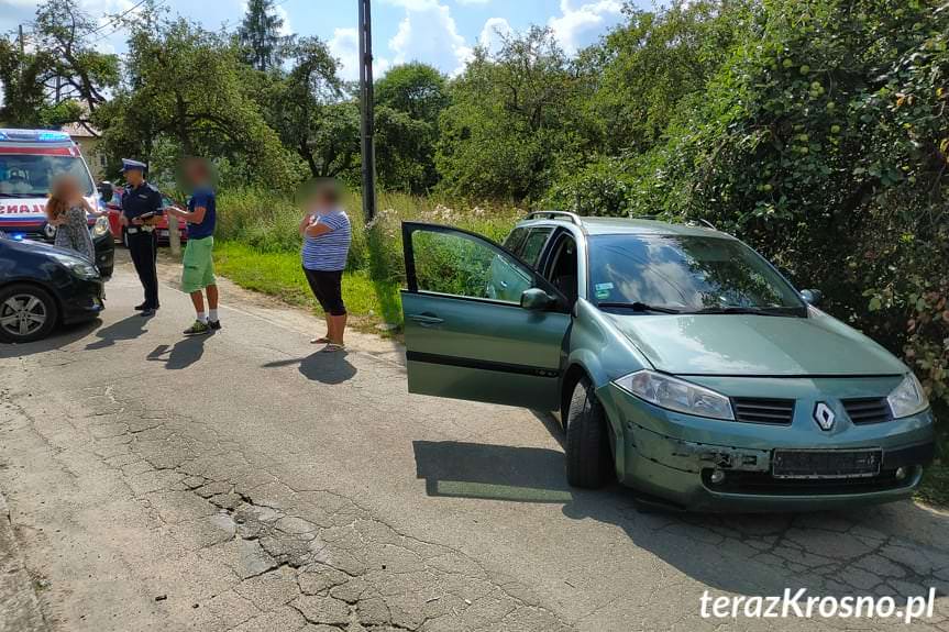 Zderzenie na ul. Sportowej w Krośnie 