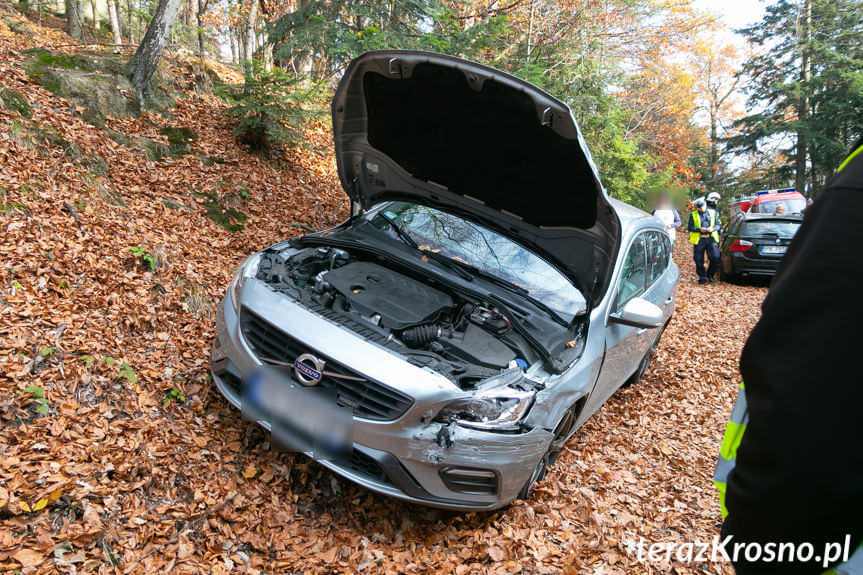 Zderzenie volvo i bmw