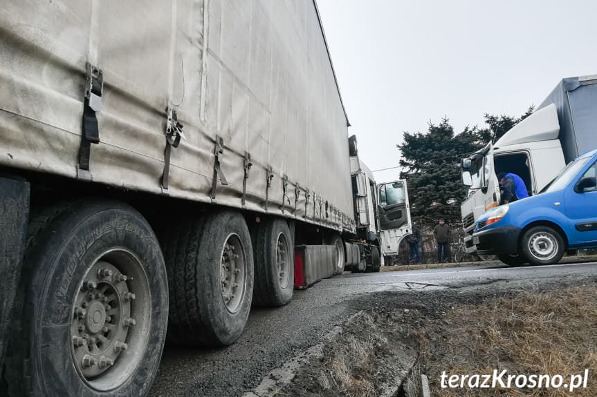 Awaria tira w Iwoniczu na DK28