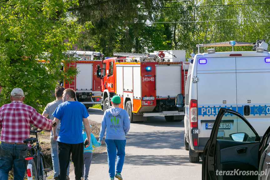 Bajdy. Samochód osobowy wypadł z drogi