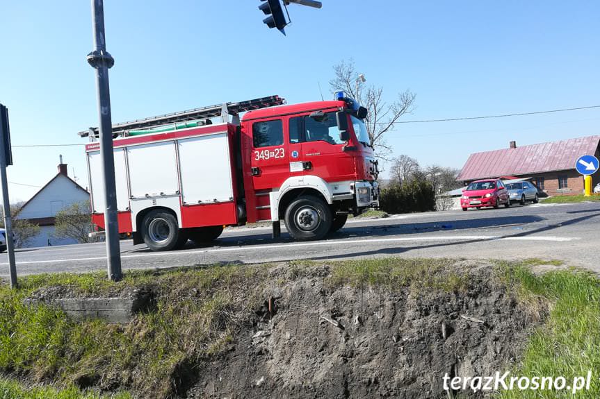 Iwonicz.Najechanie na tył volkswagena