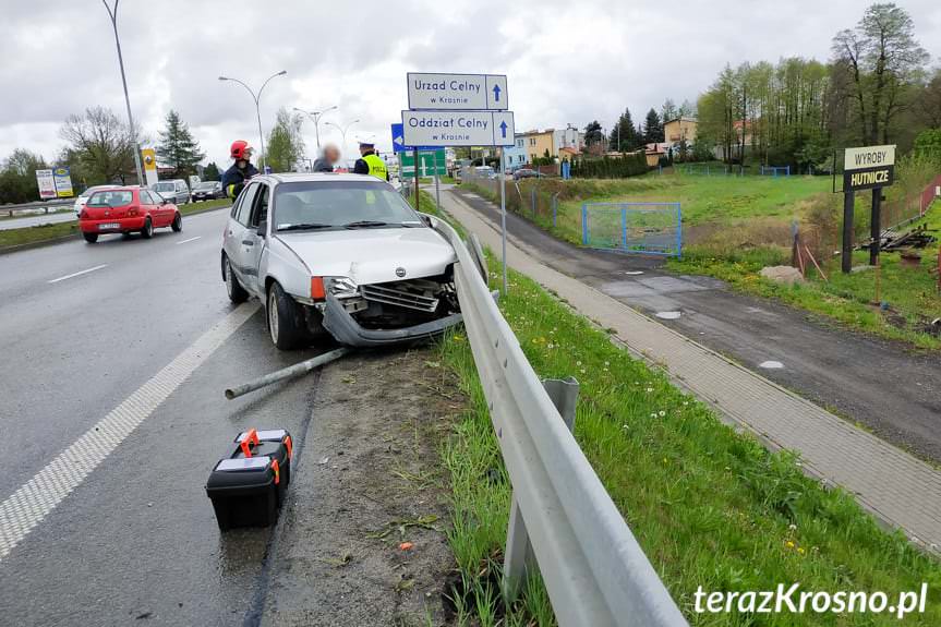 Kolizja drogowa na Jana Pawła ll w Krośnie