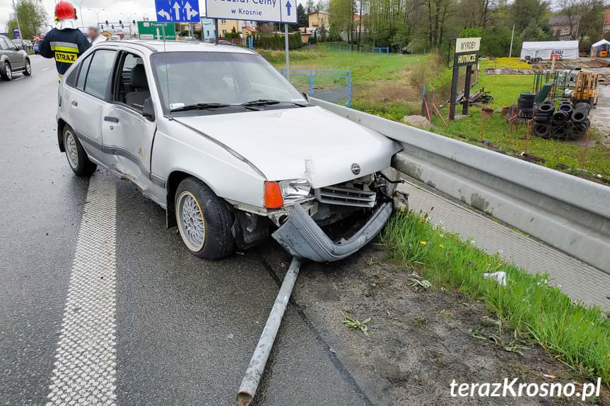 Kolizja drogowa na Jana Pawła ll w Krośnie