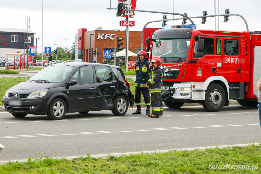 Kolizja na Bieszczadzkiej w Krośnie