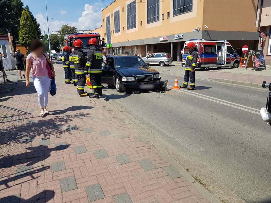 Kolizja na Mielczarskiego w Krośnie