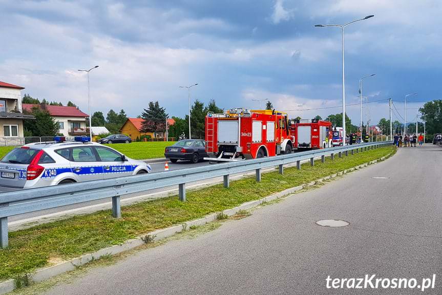 Kolizja na ul. Bieszczadzkiej