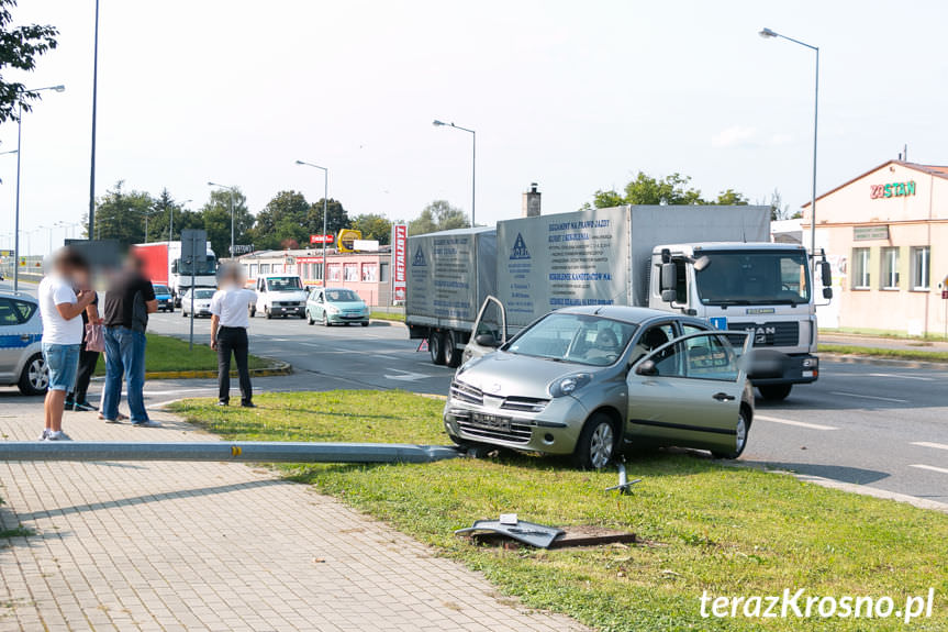 Kolizja na ul. Podkarpackiej w Krośnie