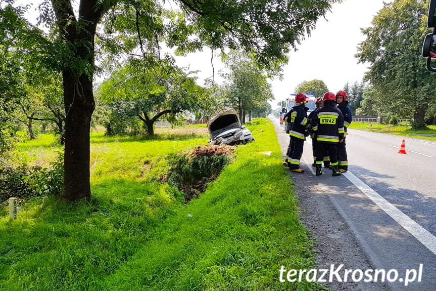 Kolizja volkswagena w Miejscu Piastowym